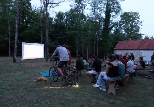 Cinécyclo au mausolée de Faverolles